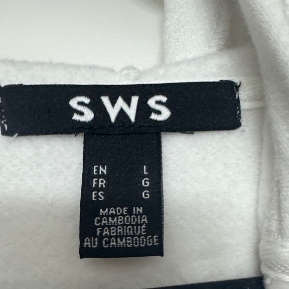 Streetwear Society White Zip Up Hoodie - Picture 6 of 7